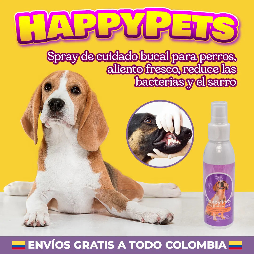 HAPPY PETS: Spray Bucal Para Mascotas