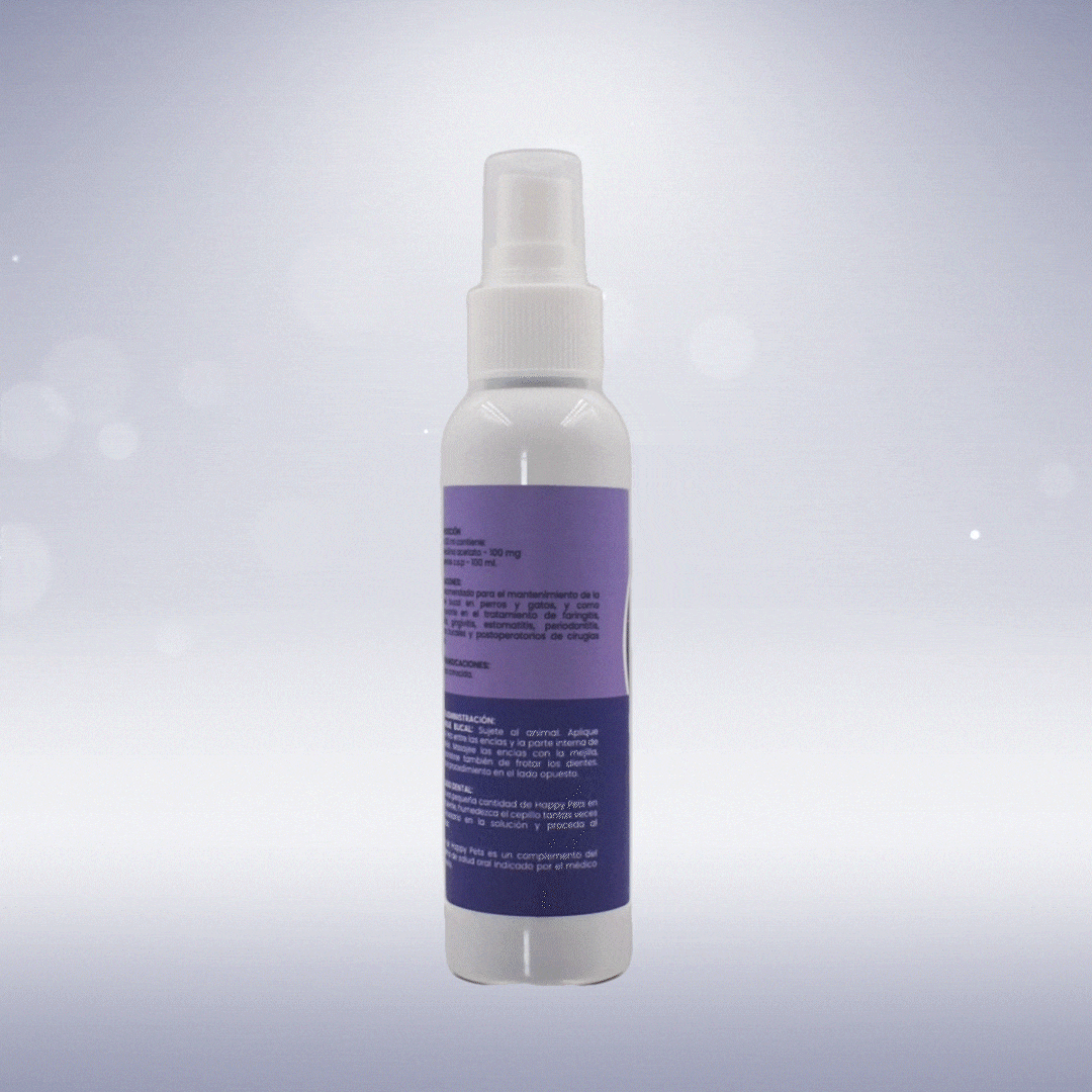HAPPY PETS: Spray Bucal Para Mascotas