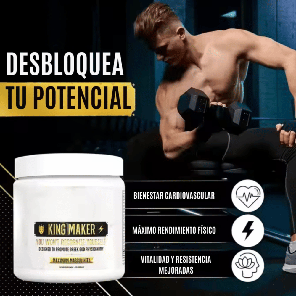 KING MAKER™ - POTENCIADOR DE TESTOSTERONA