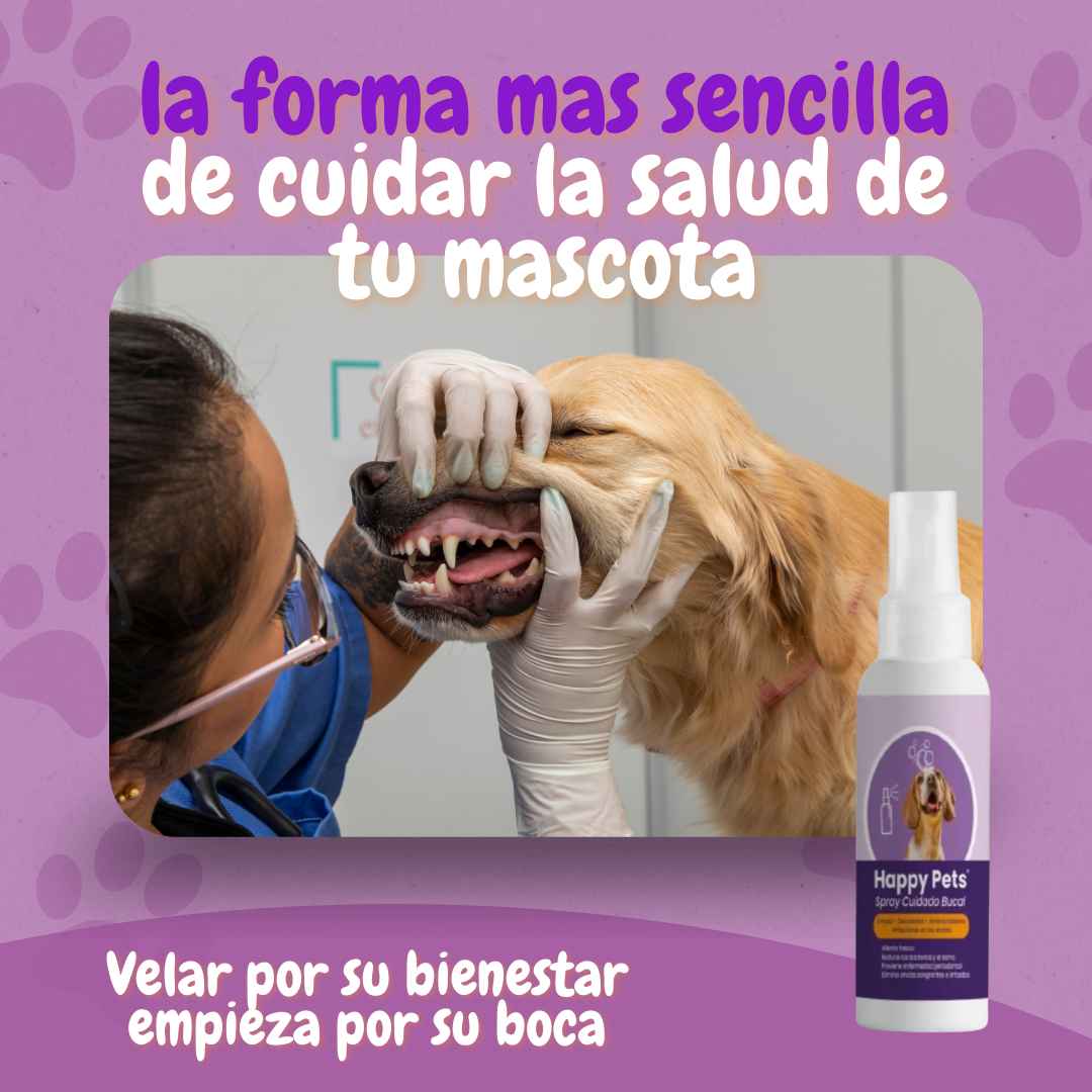 HAPPY PETS: Spray Bucal Para Mascotas
